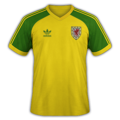 Wales 1982 Away Jersey