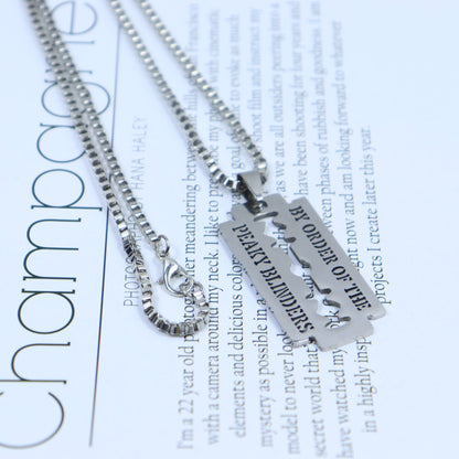 Peaky Blinders Blade Necklace