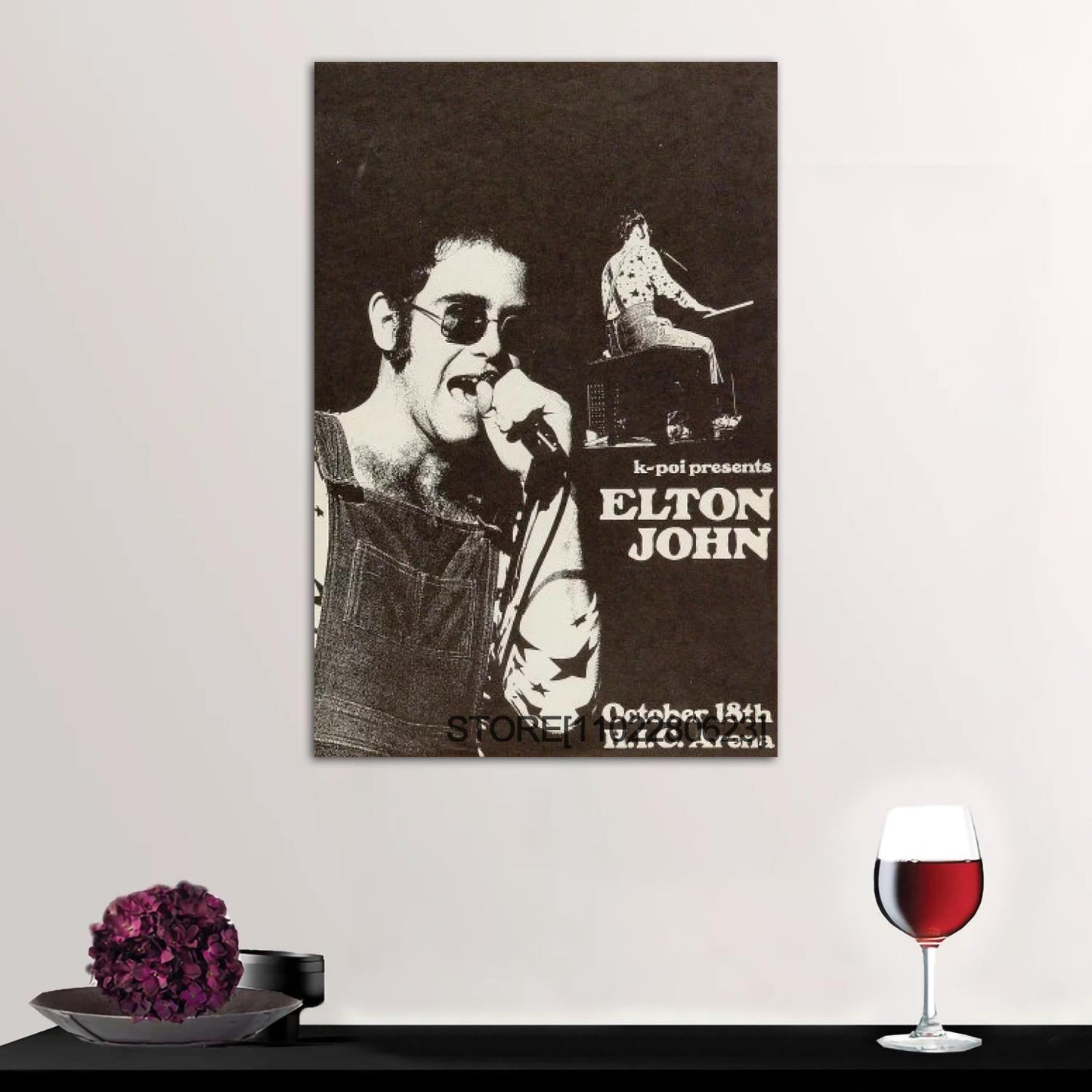 Elton John Classic Rock Star Poster