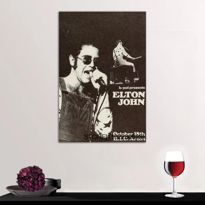 Elton John Classic Rock Star Poster