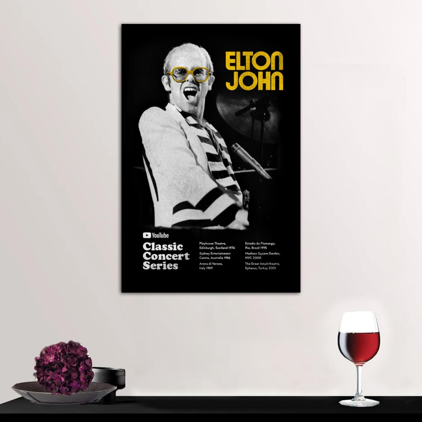 Elton John Classic Rock Star Poster