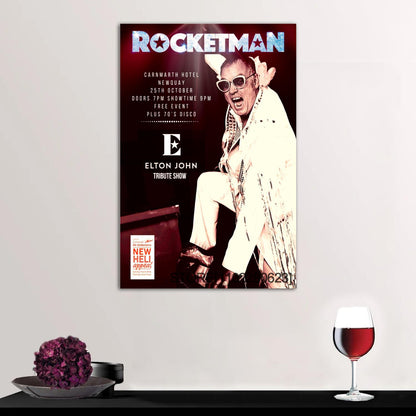 Elton John Classic Rock Star Poster