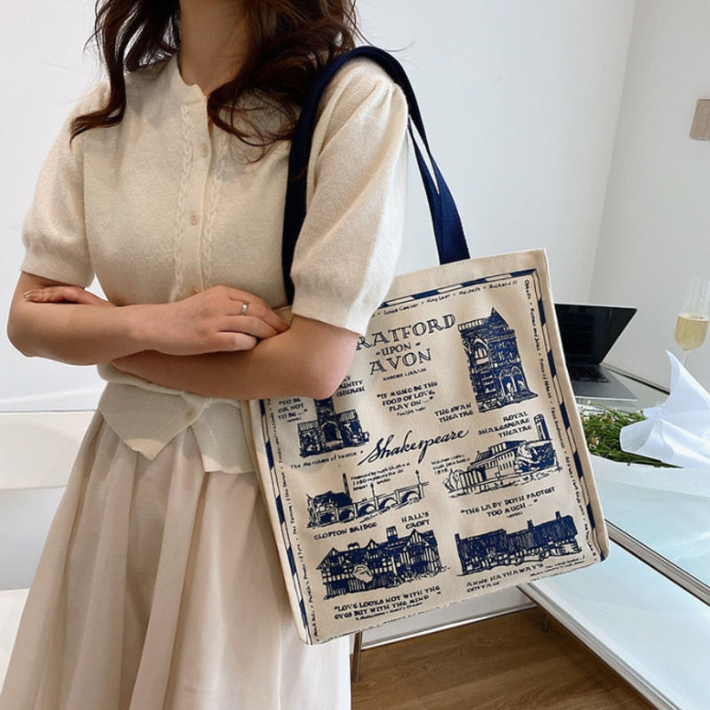 Canvas Shoulder Bag