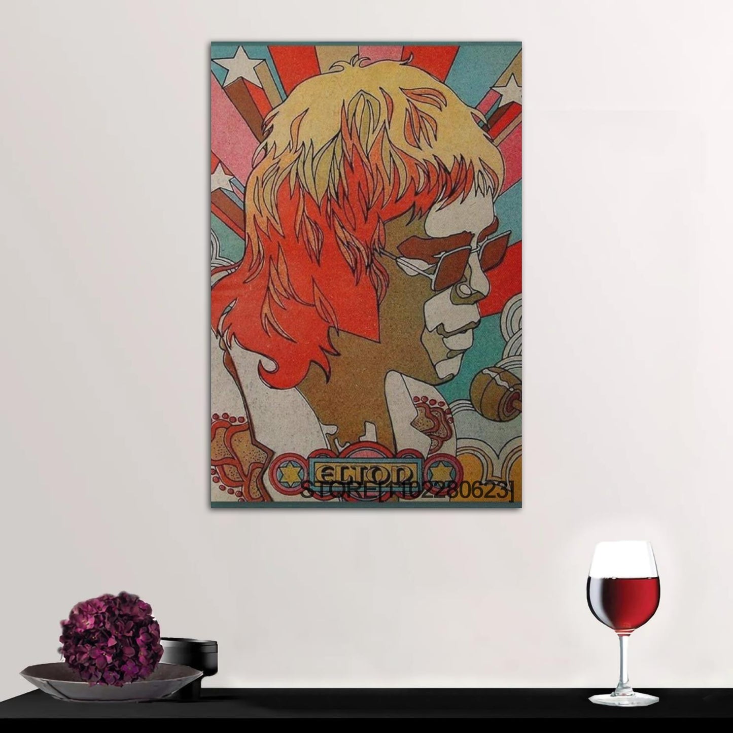 Elton John Classic Rock Star Poster