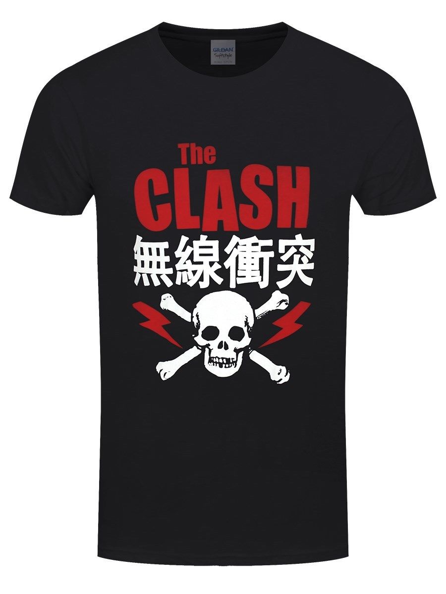 The Clash  Red Black T-shirt