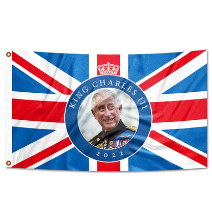 God Save the King Charles Flag