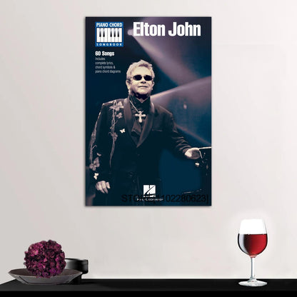 Elton John Classic Rock Star Poster