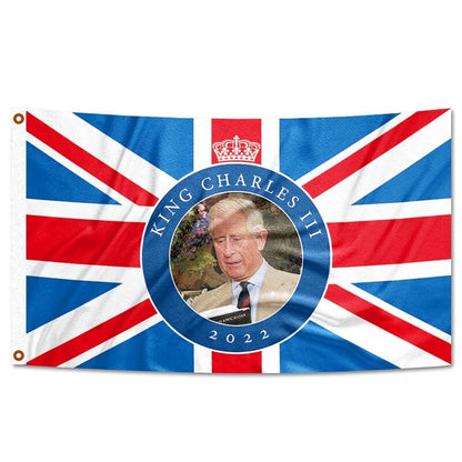 God Save the King Charles Flag