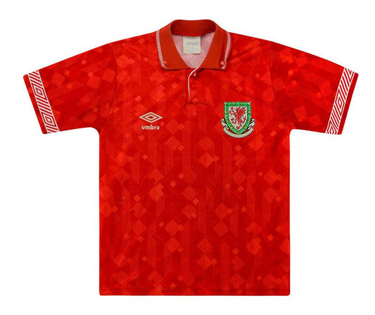 Wales 1990 Home Jersey