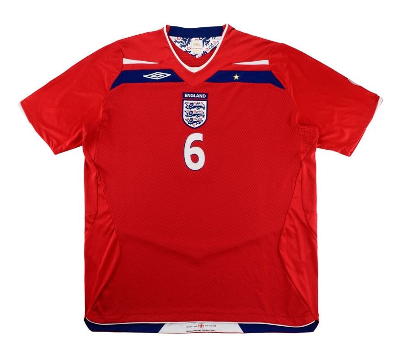 England 2008 Away Jersey