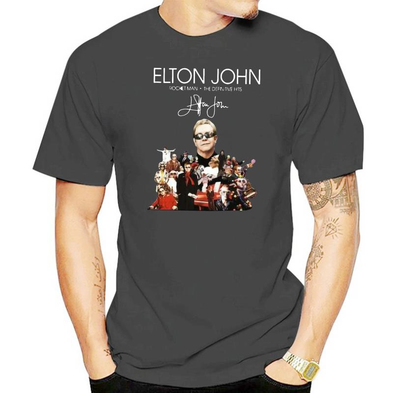 Elton John Rocket Man: The Definitive Hits Signature T-Shirt