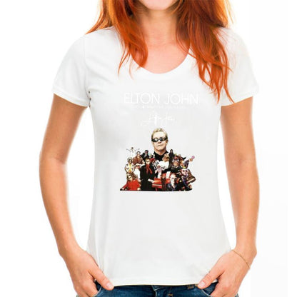 Elton John Rocket Man: The Definitive Hits Signature T-Shirt