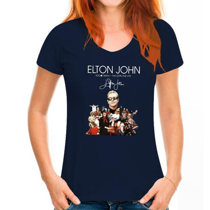 Elton John Rocket Man: The Definitive Hits Signature T-Shirt