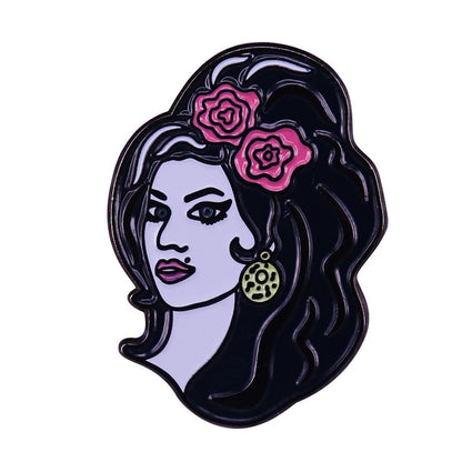 Amy Winehouse Enamel Pins