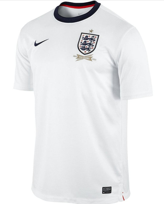 England 2013 Home Commemorative Jersey