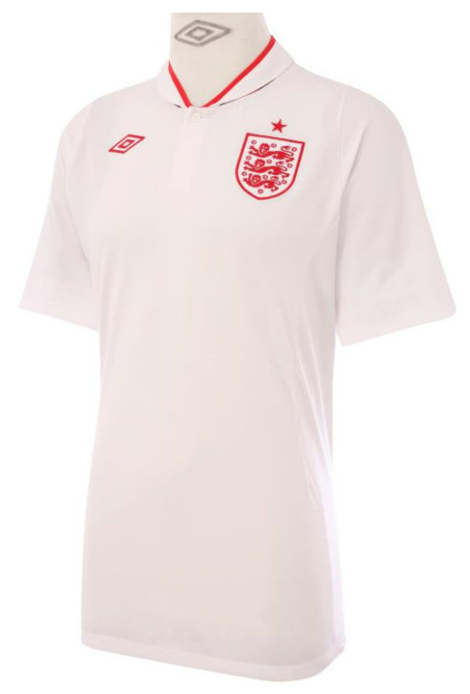 England 2012 Home Jersey