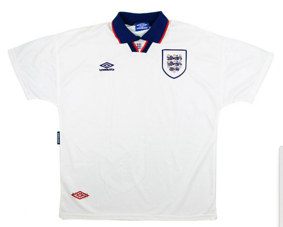 England 1994 Home Jersey