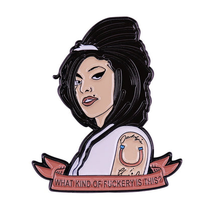 Amy Winehouse Enamel Pins