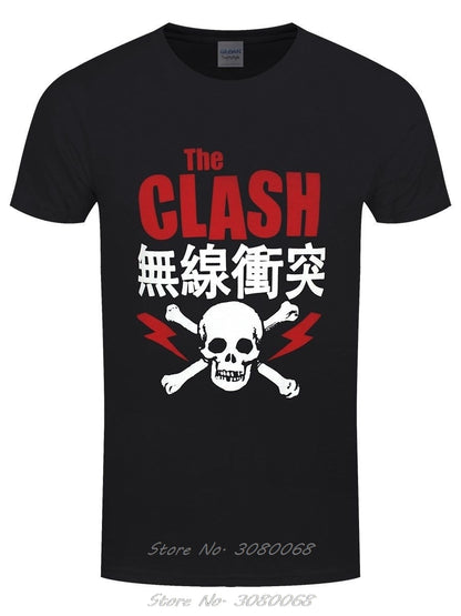 The Clash  Red Black T-shirt