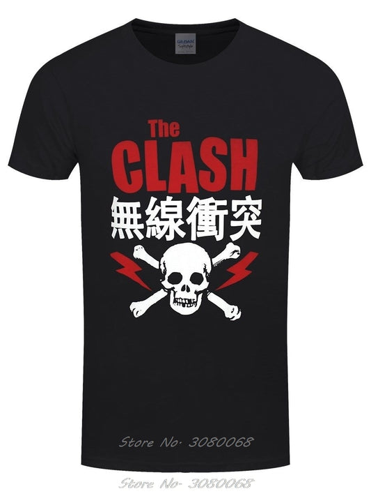 The Clash  Red Black T-shirt