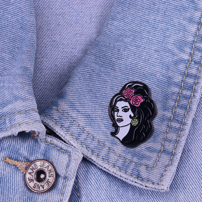 Amy Winehouse Enamel Pins