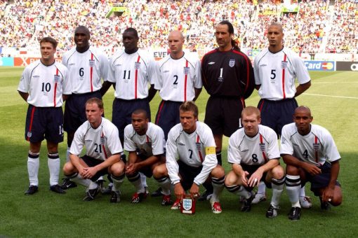 England 2002 Home Jersey