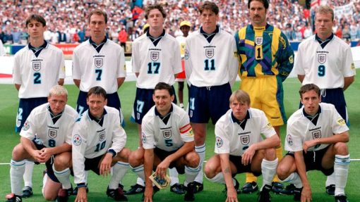 England 1996 Home Jersey