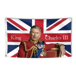 God Save the King Charles Flag