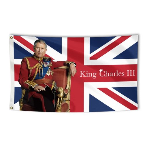 God Save the King Charles Flag