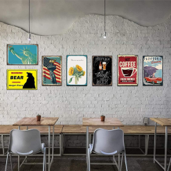 Tin sign/plaque HOME Decor